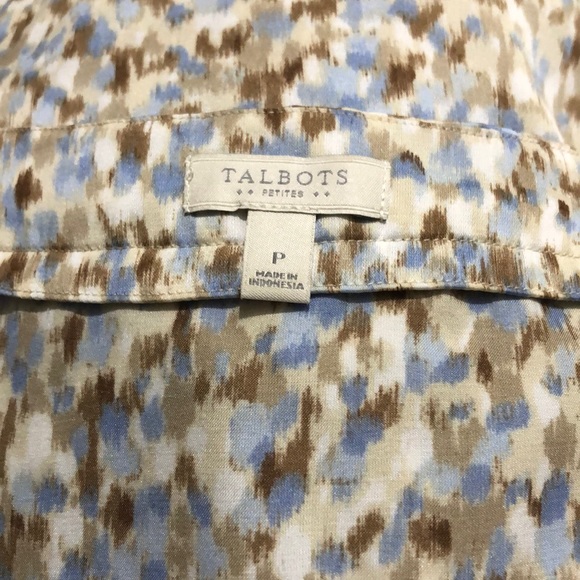 Talbots Petites Multi Color Casual Crew Neck Tank Size Small - Picture 3 of 8